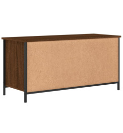 Meuble TV Chêne marron 100x40x50 cm Bois d'ingénierie