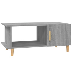 Table basse sonoma gris 90x50x40 cm bois d'ingénierie