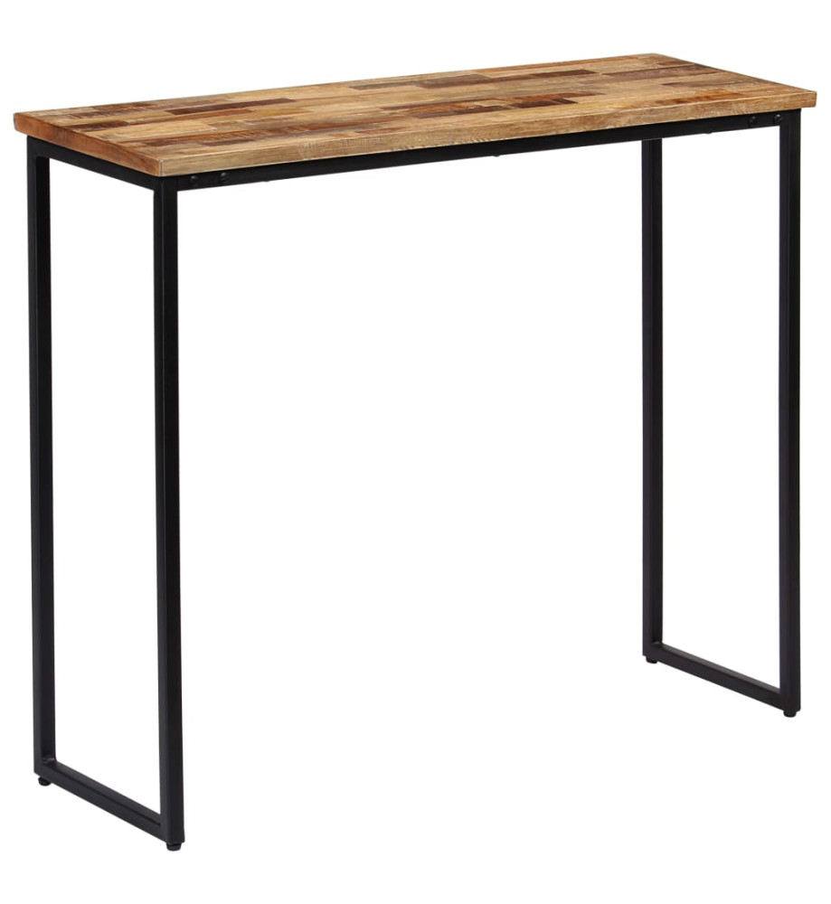 Table console Teck recyclé massif 90 x 30 x 76 cm