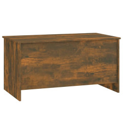 Table basse Chêne fumé 102x55,5x52,5 cm Bois d'ingénierie