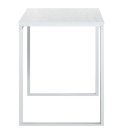 Bureau d'ordinateur Blanc 110x60x73 cm Aggloméré