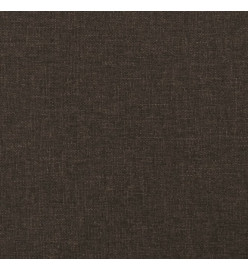 Repose-pied Marron foncé 78x56x32 cm Tissu