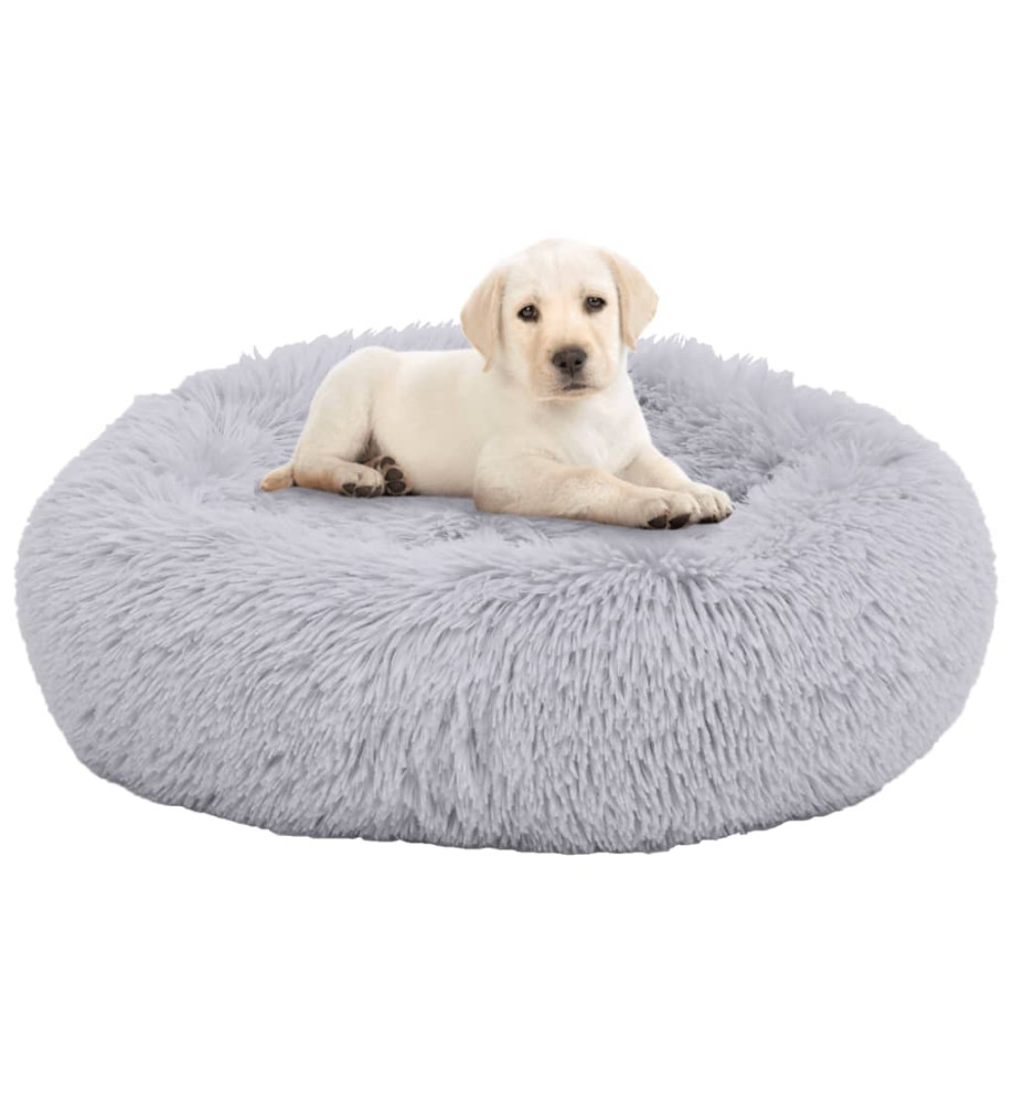 Coussin lavable pour chiens/chats Gris clair 90x90x16cm Peluche