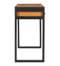 Bureau avec 2 tiroirs 100x40x75 cm Bois de teck