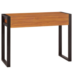 Bureau avec 2 tiroirs 100x40x75 cm Bois de teck