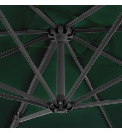 Parasol avec base portable Vert