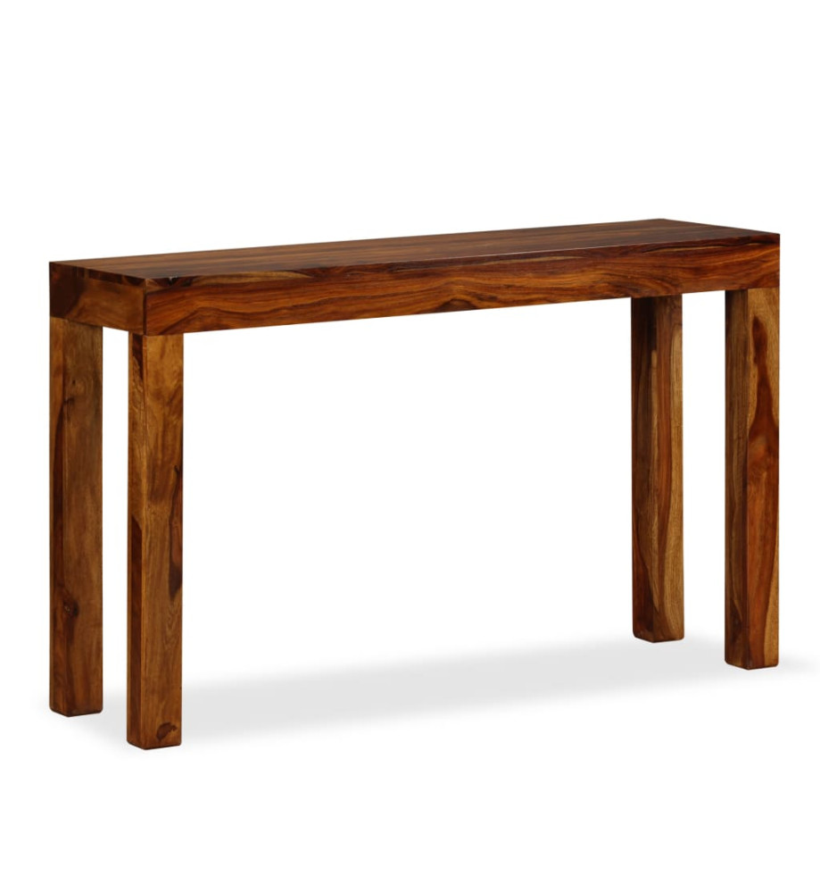 Table console Bois massif 120x35x75 cm