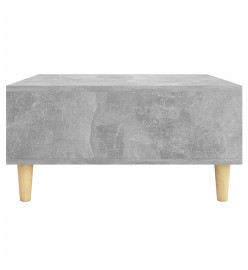 Table basse Gris béton 60x60x30 cm Aggloméré