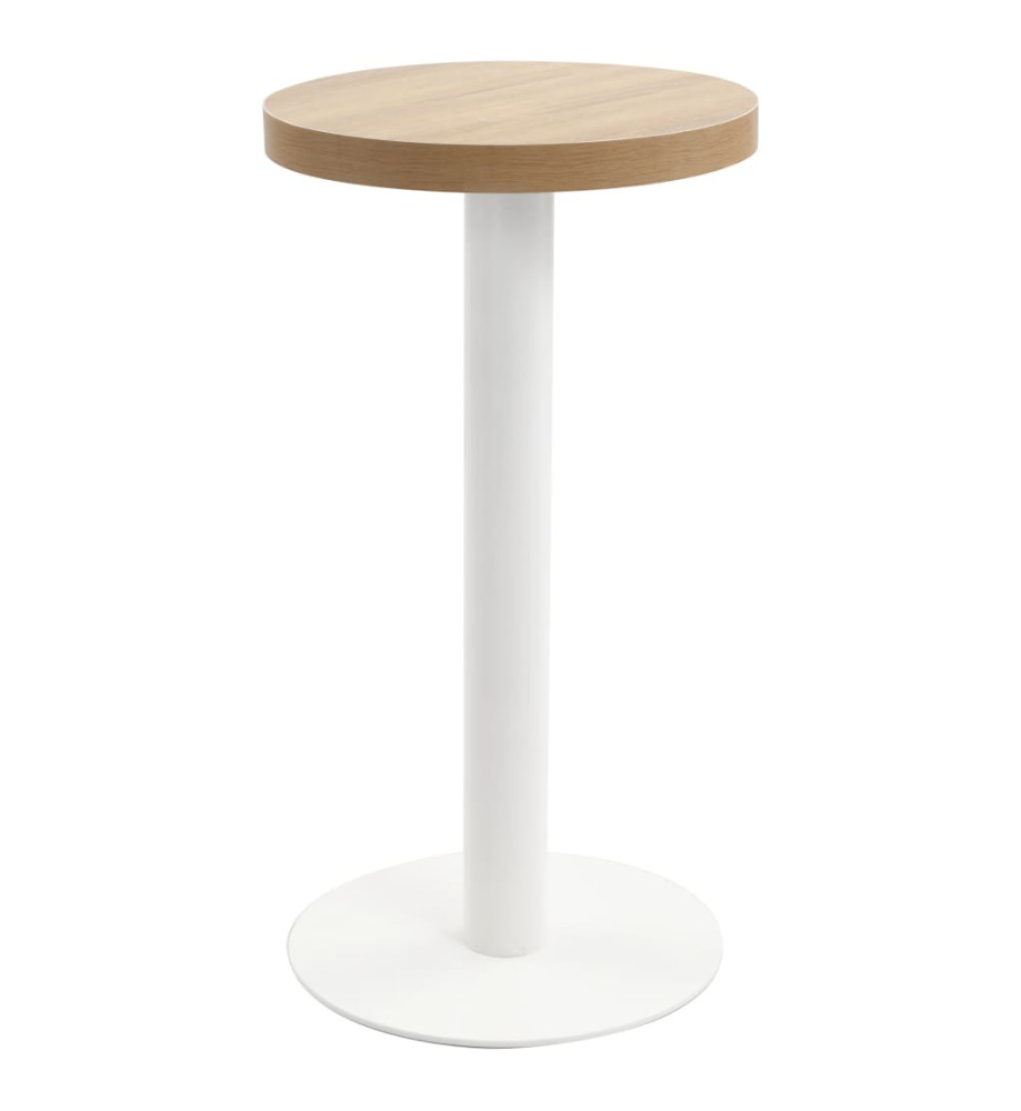 Table de bistro Marron clair 40 cm MDF