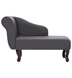 Chaise longue Gris Similicuir