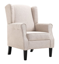 Fauteuil Beige Tissu