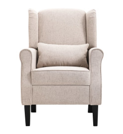 Fauteuil Beige Tissu