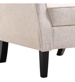 Fauteuil Beige Tissu