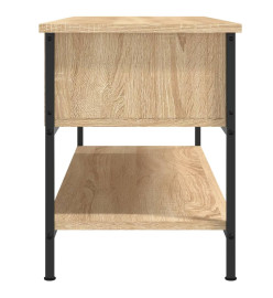 Meuble TV chêne sonoma 100x35x45 cm bois d'ingénierie