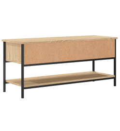 Meuble TV chêne sonoma 100x35x45 cm bois d'ingénierie