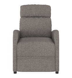 Fauteuil électrique de massage Taupe Tissu