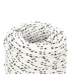 Corde de bateau tressé Blanc 2 mmx250 m Polyester