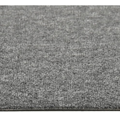 Dalles de tapis de sol 20 pcs 5 m² 50x50 cm Gris