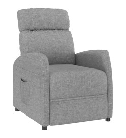 Fauteuil inclinable Gris clair Tissu