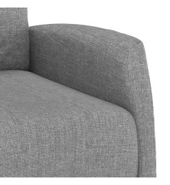 Fauteuil inclinable Gris clair Tissu