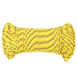 Corde de bateau Jaune 5 mm 500 m Polypropylène