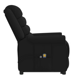 Fauteuil de massage Noir Similicuir