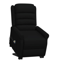 Fauteuil de massage Noir Similicuir