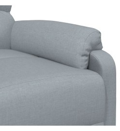 Fauteuil de massage Gris clair Tissu