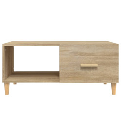 Table basse Chêne sonoma 89,5x50x40 cm Bois d'ingénierie