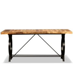 Table de salle à manger Bois de manguier brut 180 cm