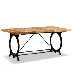 Table de salle à manger Bois de manguier brut 180 cm