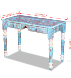 Bureau Bois de récupération massif