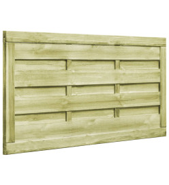 Portillons 2 pcs Bois de pin imprégné 150x75 cm Vert