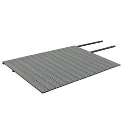 Panneaux de terrasse et accessoires WPC Marron/gris 35 m² 4 m