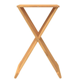 Tabouret pliant 40x32,5x70 cm Bois massif de teck