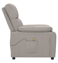 Fauteuil de massage Taupe Tissu