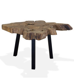 Table basse Teck authentique 80 x 70 x 38 cm