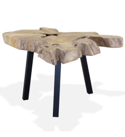 Table basse Teck authentique 80 x 70 x 38 cm