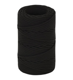 Corde de travail Noir 2 mm 25 m Polyester