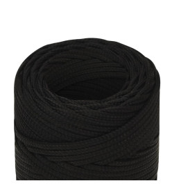 Corde de travail Noir 2 mm 25 m Polyester