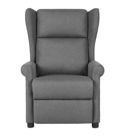 Fauteuil de massage Gris clair Tissu