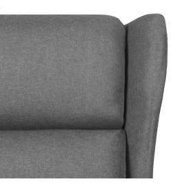 Fauteuil de massage Gris clair Tissu