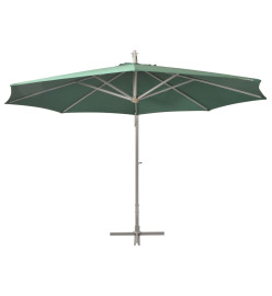 Parasol 350 cm Poteau en Aluminium Vert