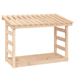 Support pour bois de chauffage 108x64,5x78 cm Bois de pin