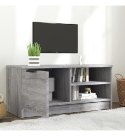 Meuble TV Sonoma gris 80x35x36,5 cm Bois d'ingénierie