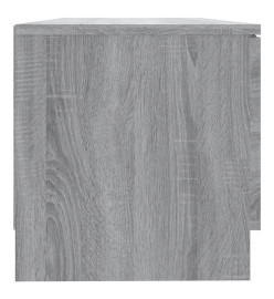 Meuble TV Sonoma gris 80x35x36,5 cm Bois d'ingénierie