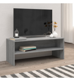 Meuble TV Sonoma gris 100x40x40 cm Bois d'ingénierie