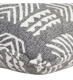 Canapé pouf Gris Tissu Patchwork