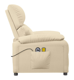 Fauteuil de massage Crème Tissu