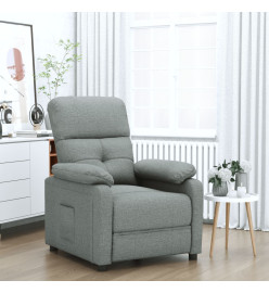 Fauteuil inclinable Gris foncé Tissu